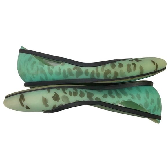 Crocs 203137 Rio Leopard Fade Ballet Flats Pointed Toe Animal Print Size 7 - Picture 4 of 10